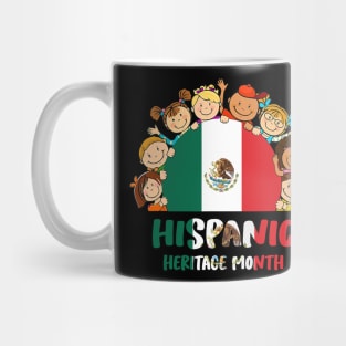 Hispanic Heritage Month Shirt Mexico Pride Kids Boys Girls Mug